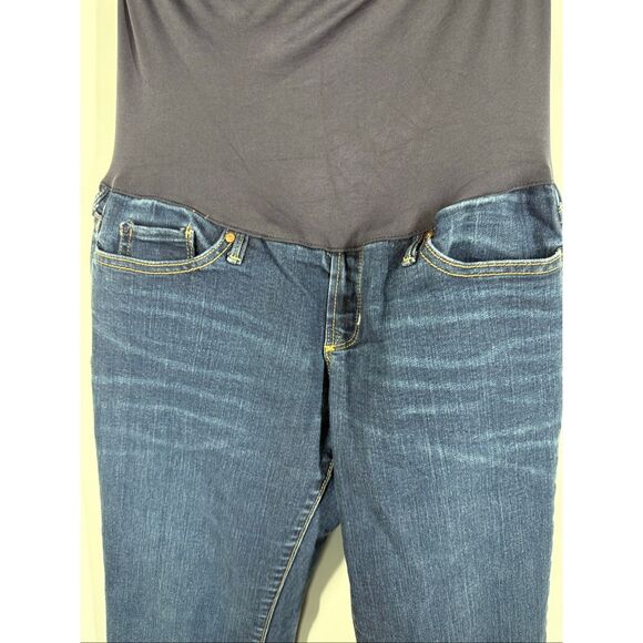 Gap Maternity long and lean dark wash jean size 29/8R - Picture 2 of 7